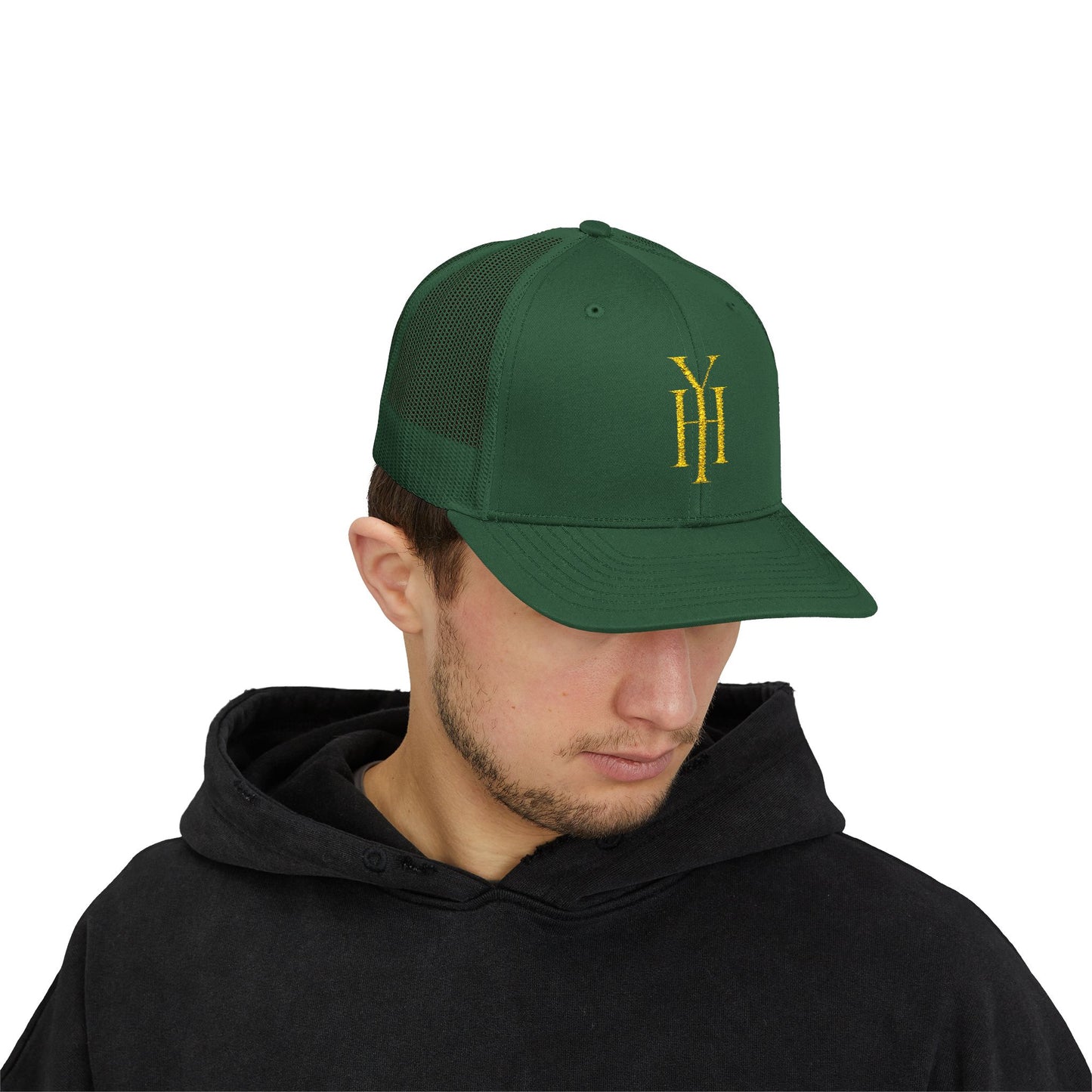 YH Monogram Trucker Cap - Yedsit Hazlewood