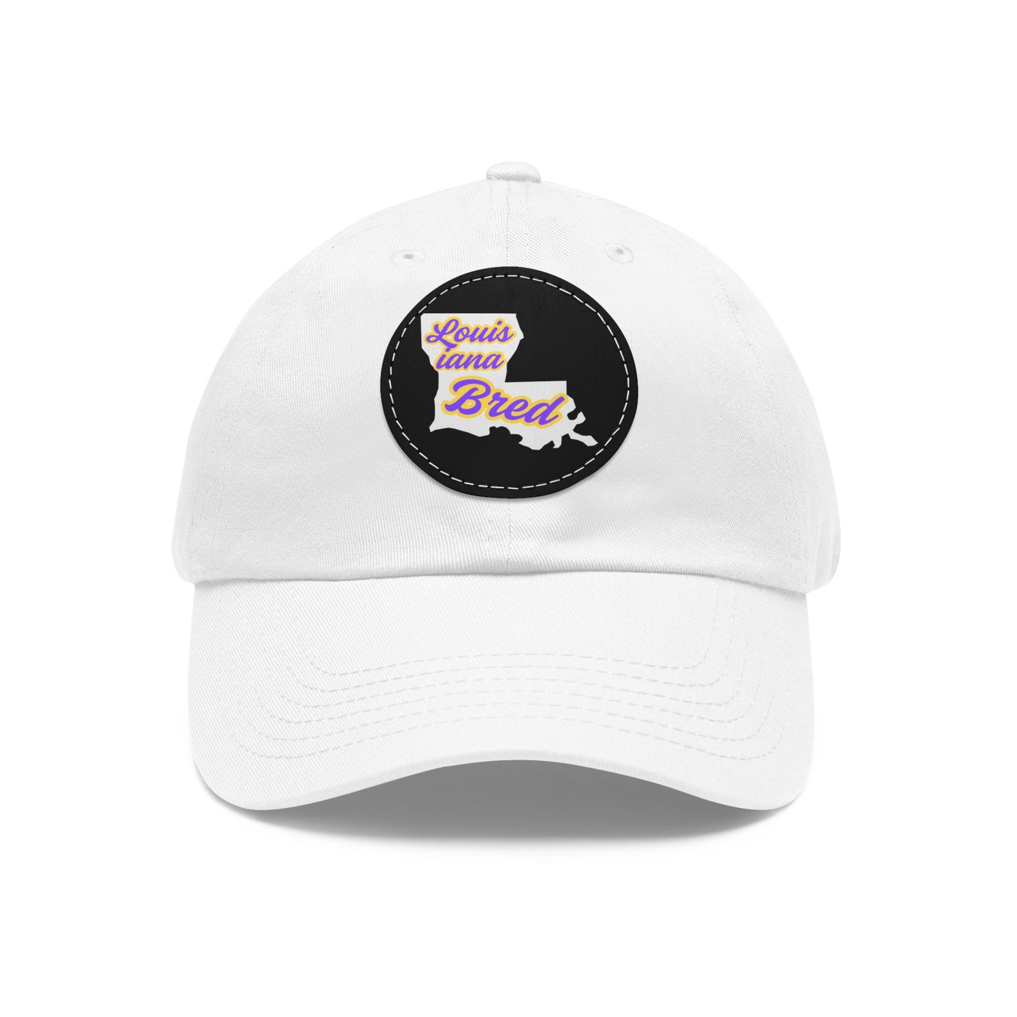 Louisiana Bred Hat - Purple and White Edition