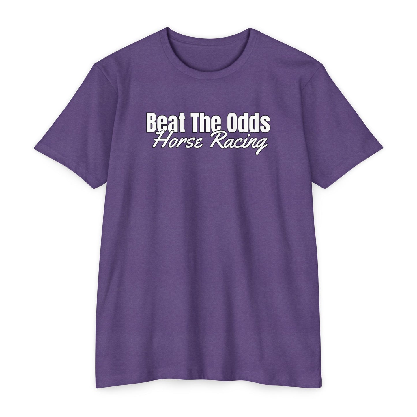 Louisiana Bred T-shirt | Purple and Gold with Black State Outline