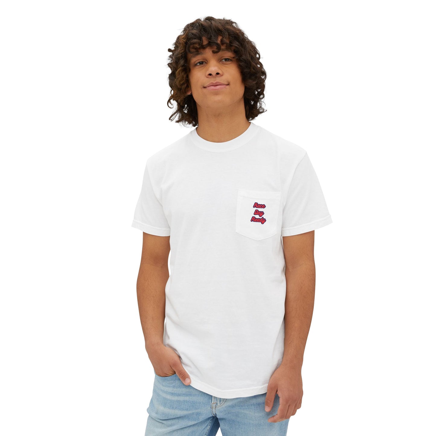 Race Day Ready Pocket T-Shirt