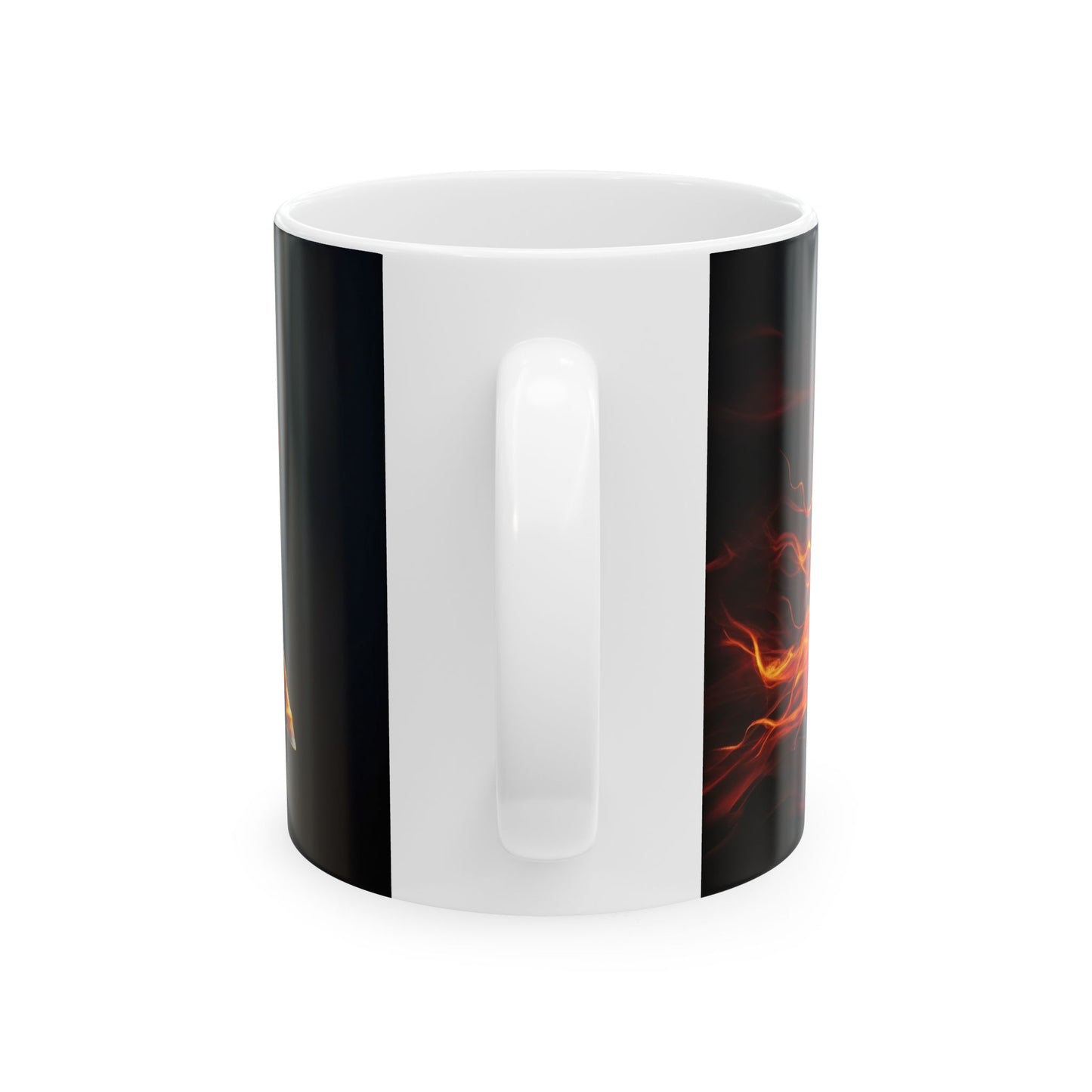 Horse On Fire Ceramic Mug, (11oz, 15oz)