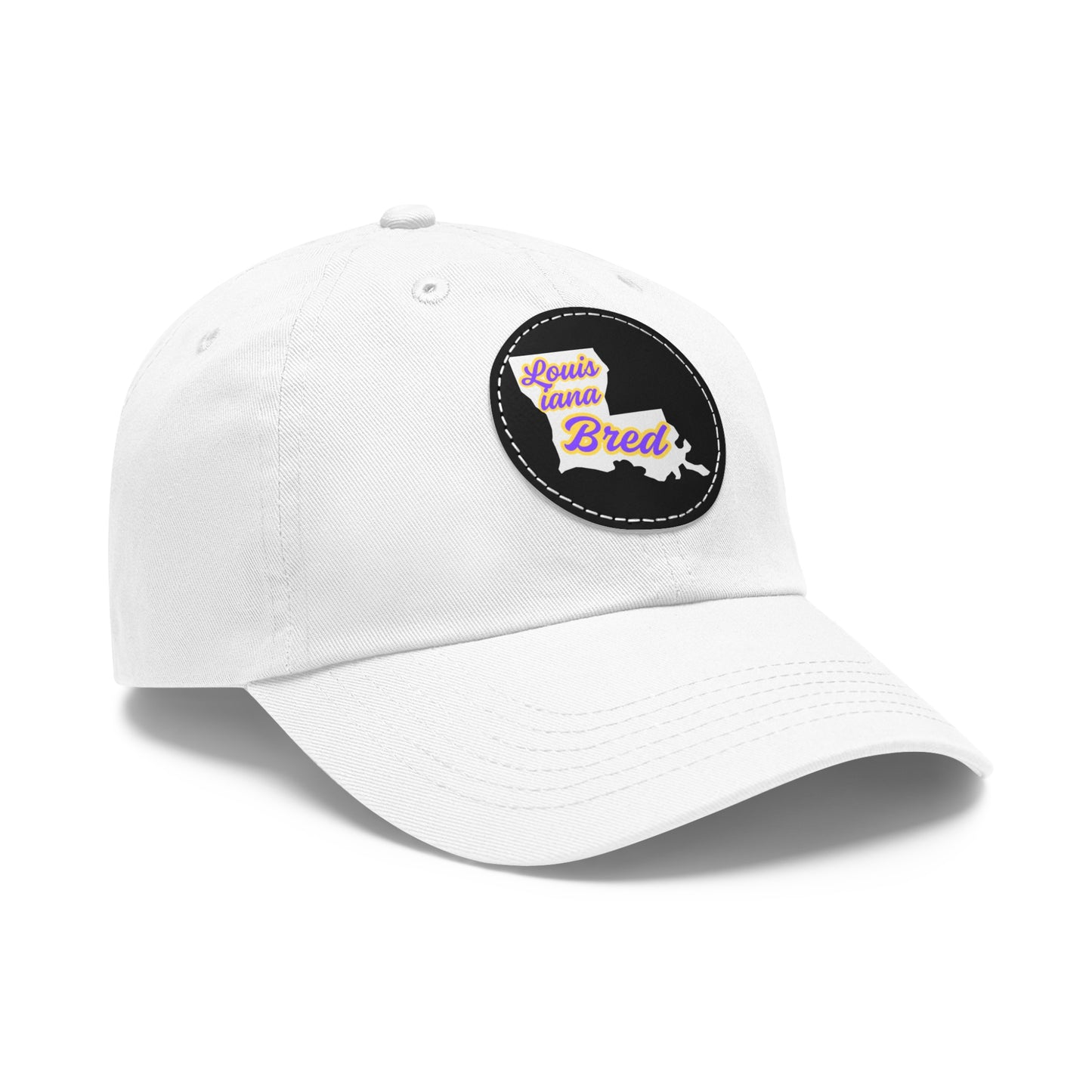 Louisiana Bred Hat - Purple and White Edition