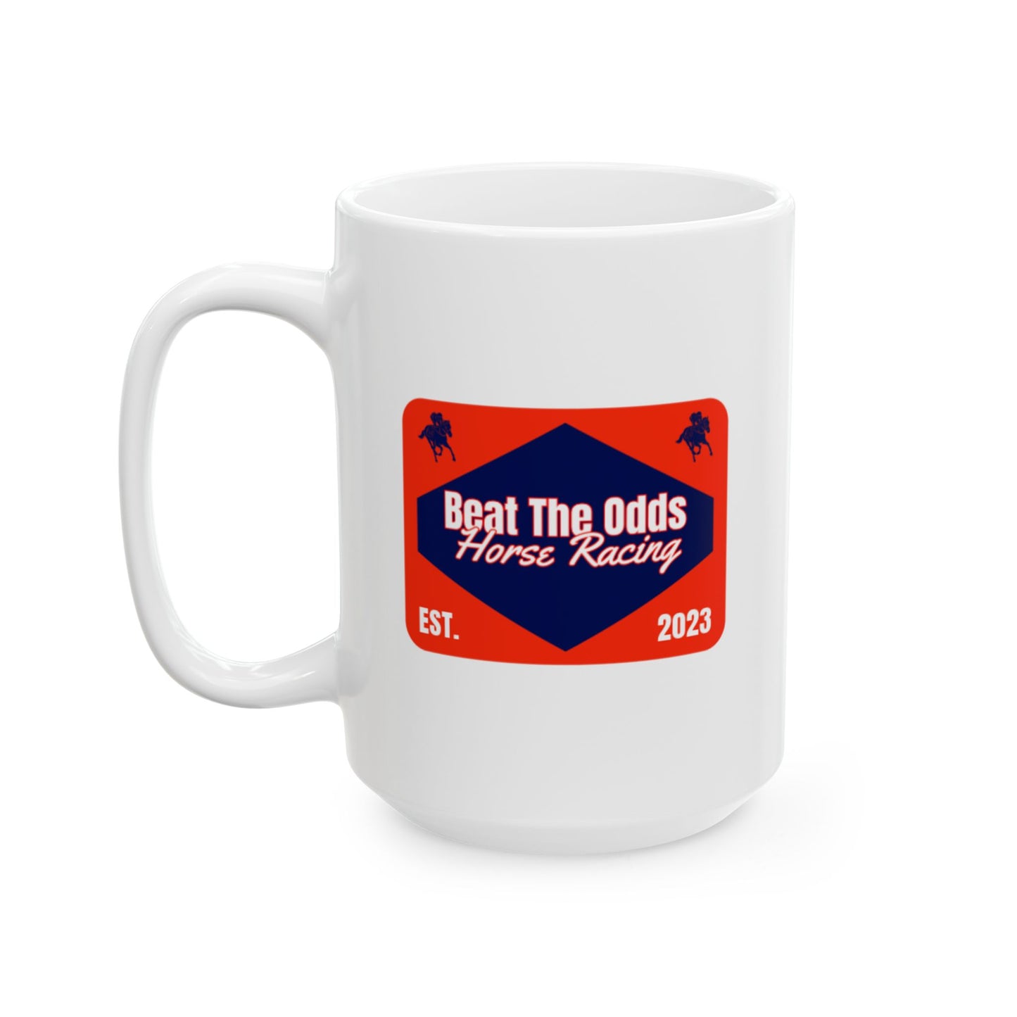 Racing To Victory Ceramic Mug, (11oz, 15oz)