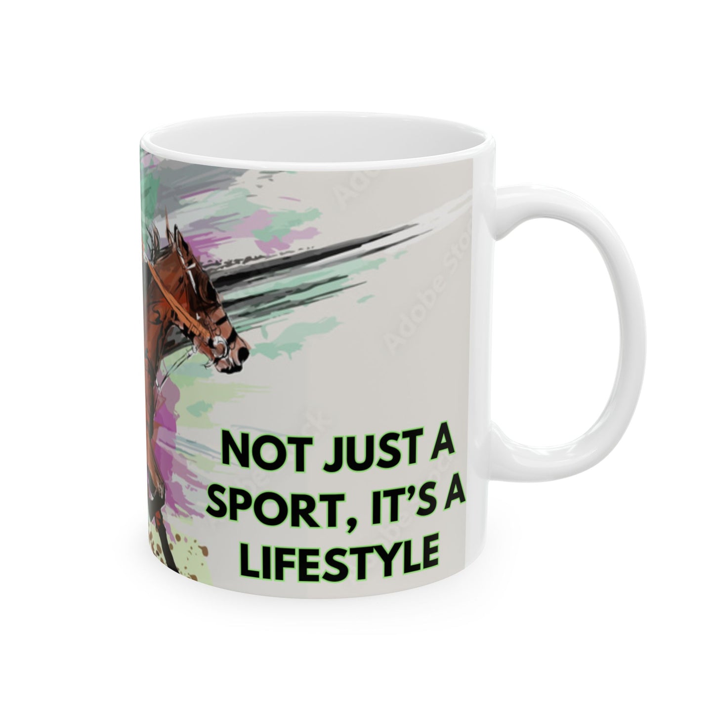 Not Just A Sport, It’s A Lifestyle Ceramic Mug, (11oz, 15oz)