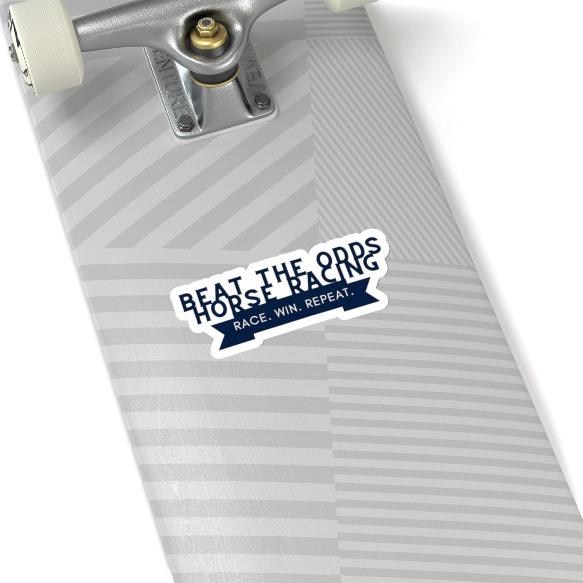 Beat The Odds Horse Racing Banner Stickers