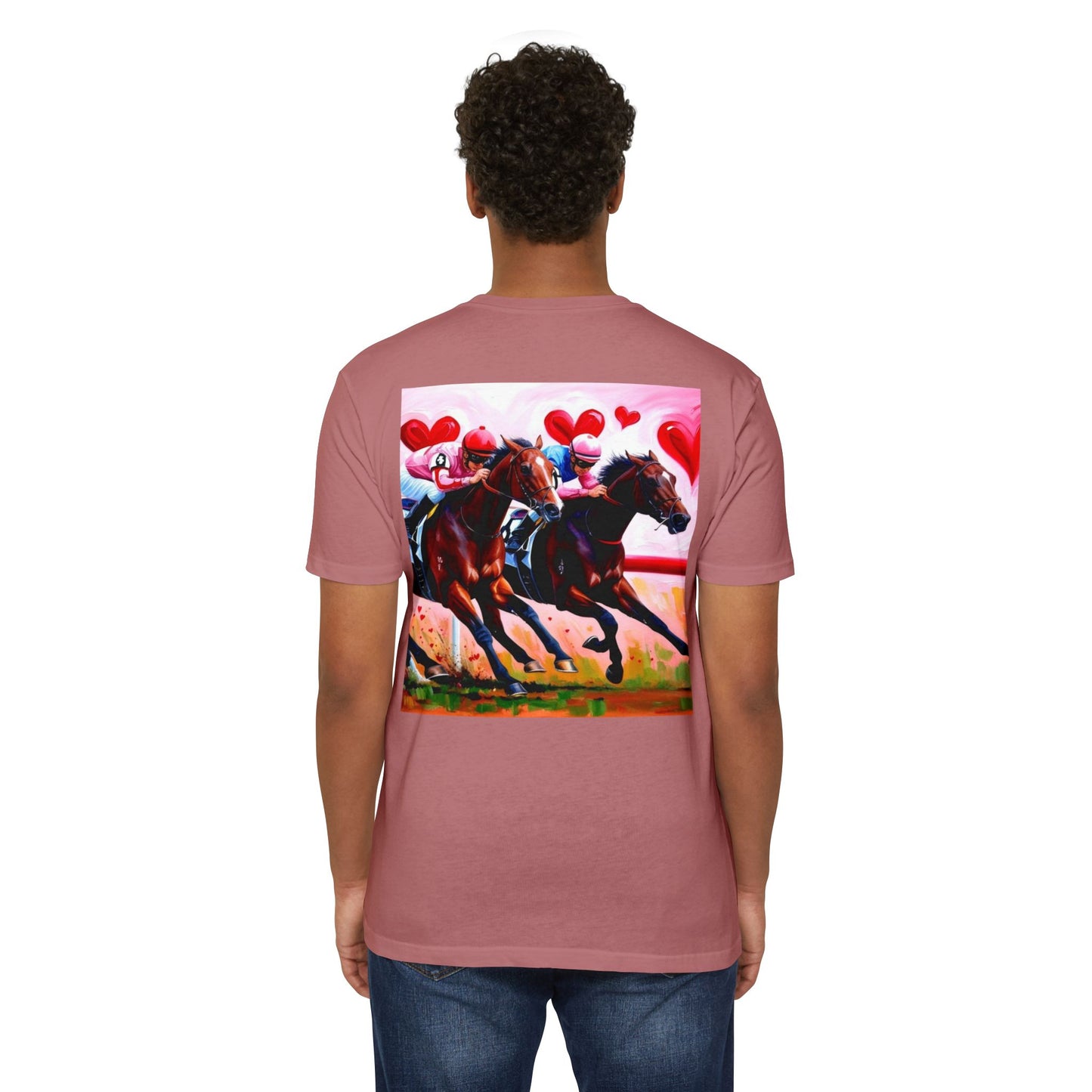 Running Through My Heart CVC Jersey T-shirt