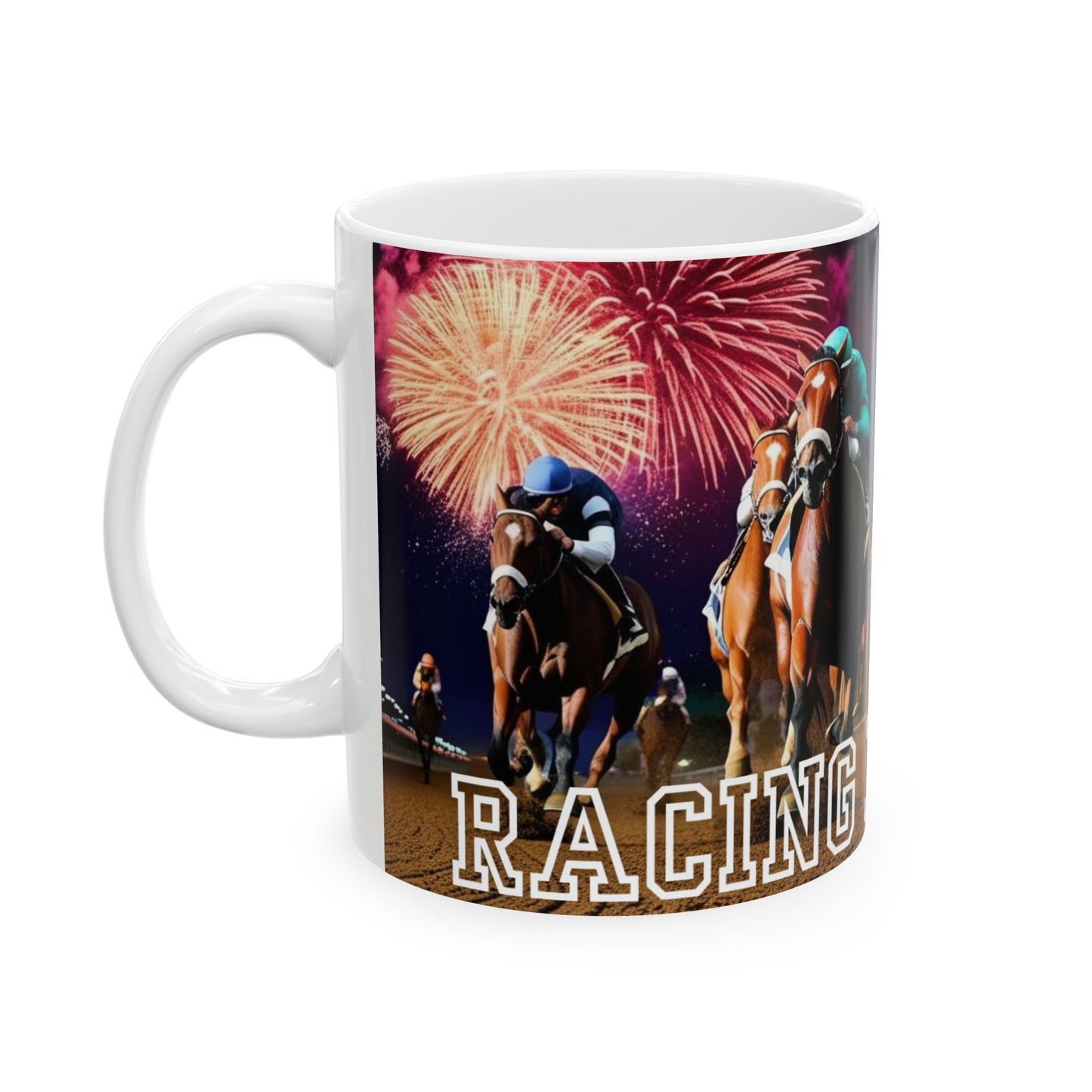 Racing into 2025 Ceramic Mug, (11oz, 15oz)