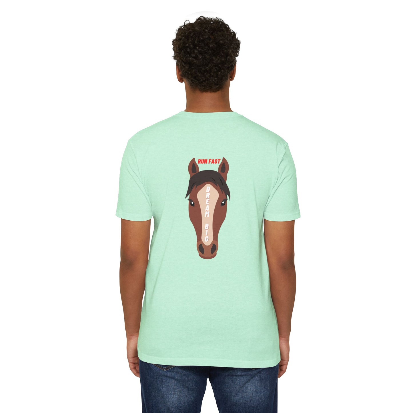 Run Fast Dream Big Jersey T-shirt