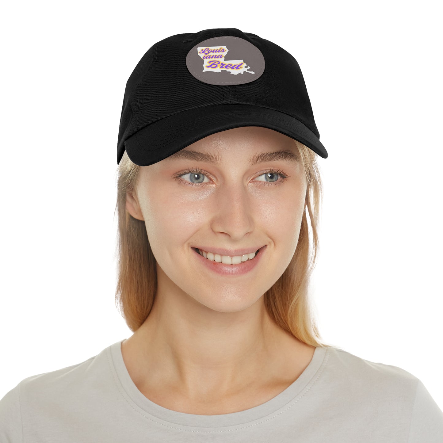 Louisiana Bred Hat - Purple and White Edition