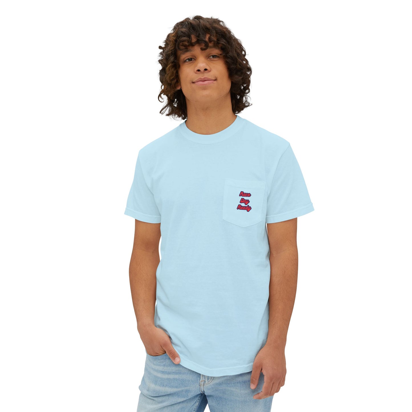 Race Day Ready Pocket T-Shirt