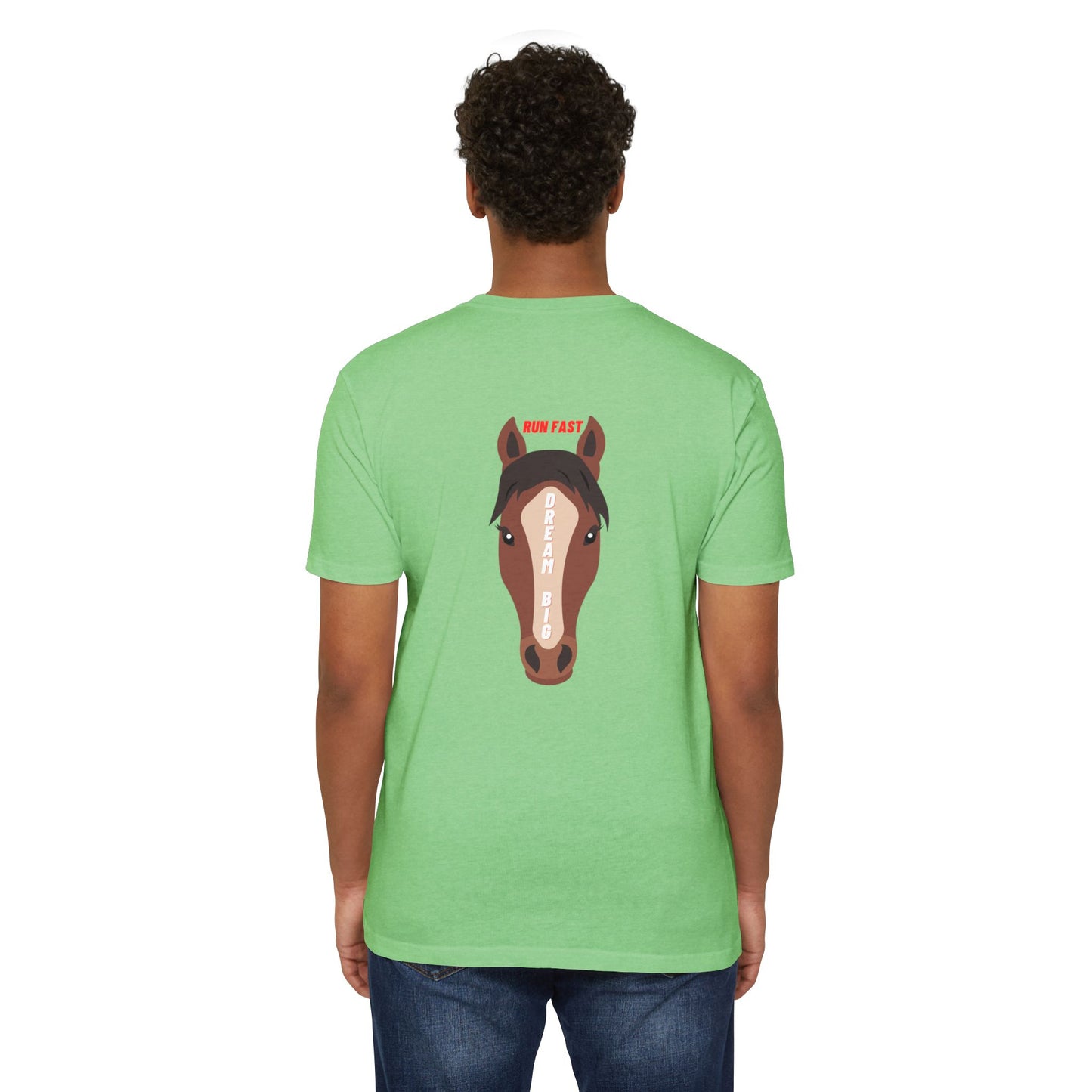 Run Fast Dream Big Jersey T-shirt