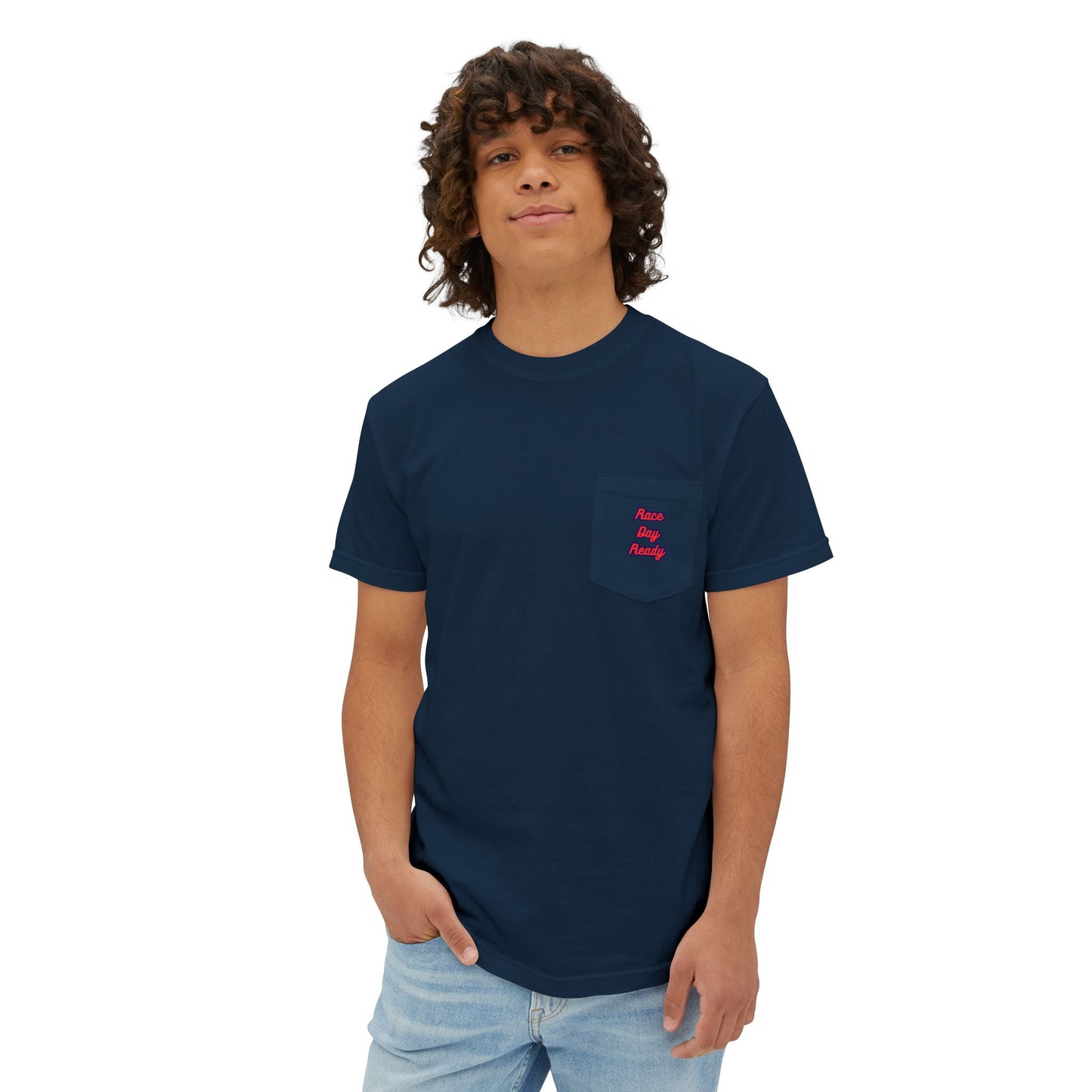Race Day Ready Pocket T-Shirt