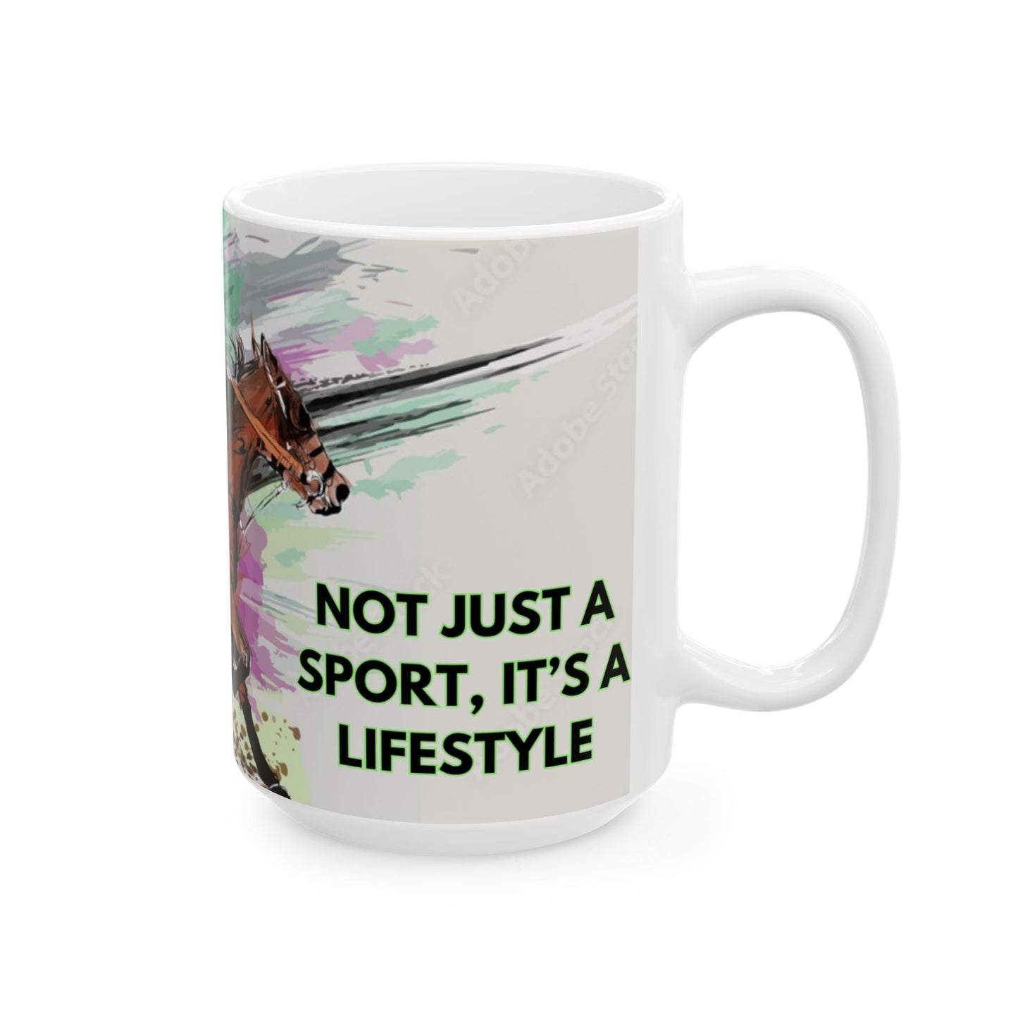 Not Just A Sport, It’s A Lifestyle Ceramic Mug, (11oz, 15oz)