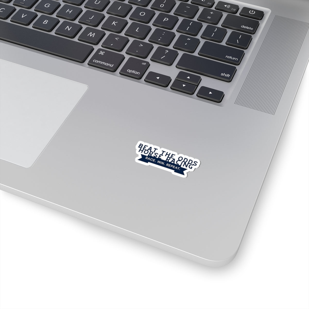 Beat The Odds Horse Racing Banner Stickers