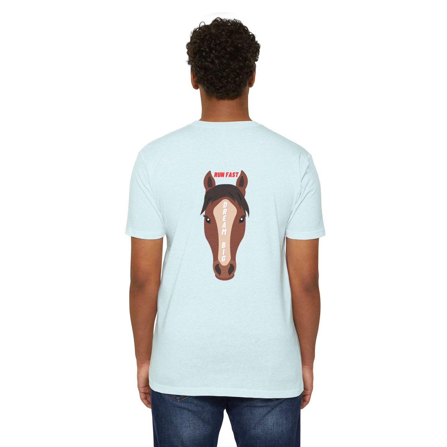 Run Fast Dream Big Jersey T-shirt