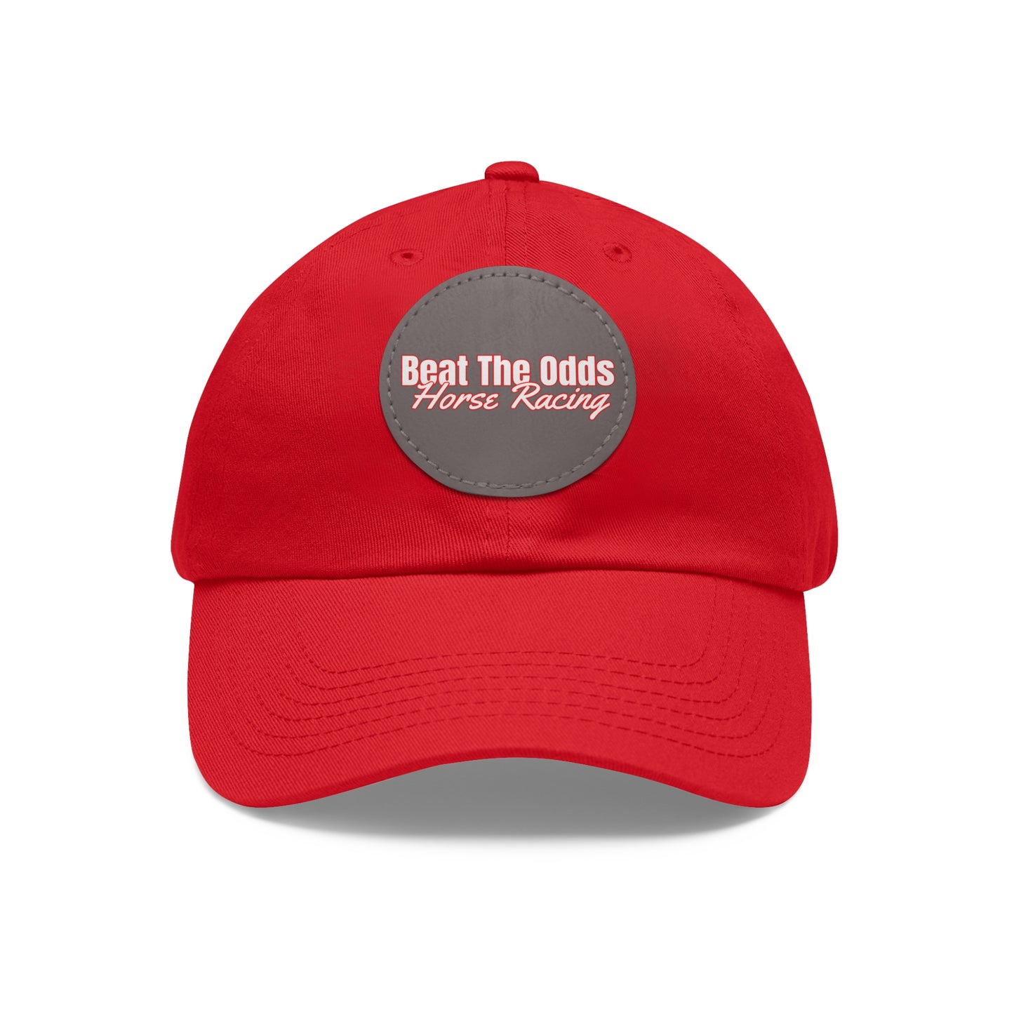 Beat The Odds Horse Racing Hat - Red Edition