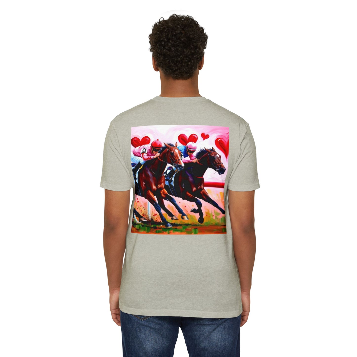 Running Through My Heart CVC Jersey T-shirt
