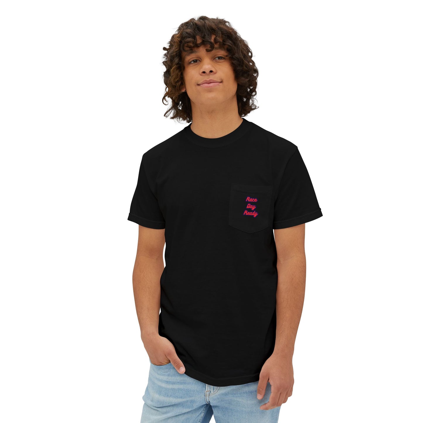 Race Day Ready Pocket T-Shirt