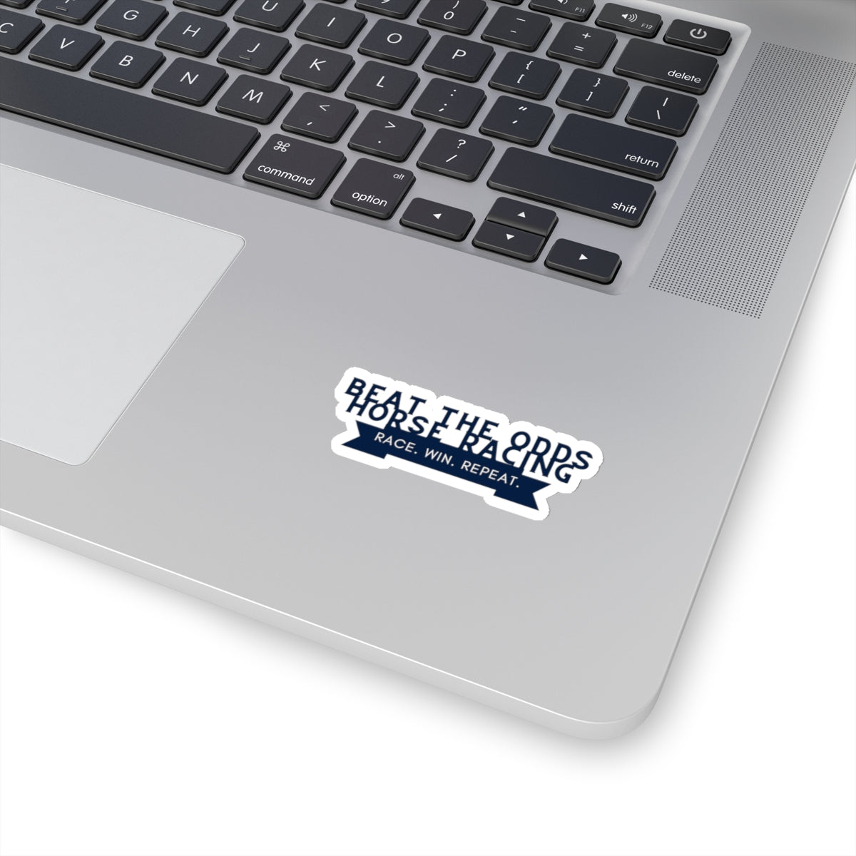 Beat The Odds Horse Racing Banner Stickers