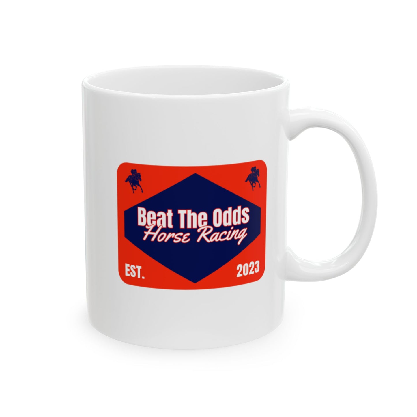 Racing To Victory Ceramic Mug, (11oz, 15oz)