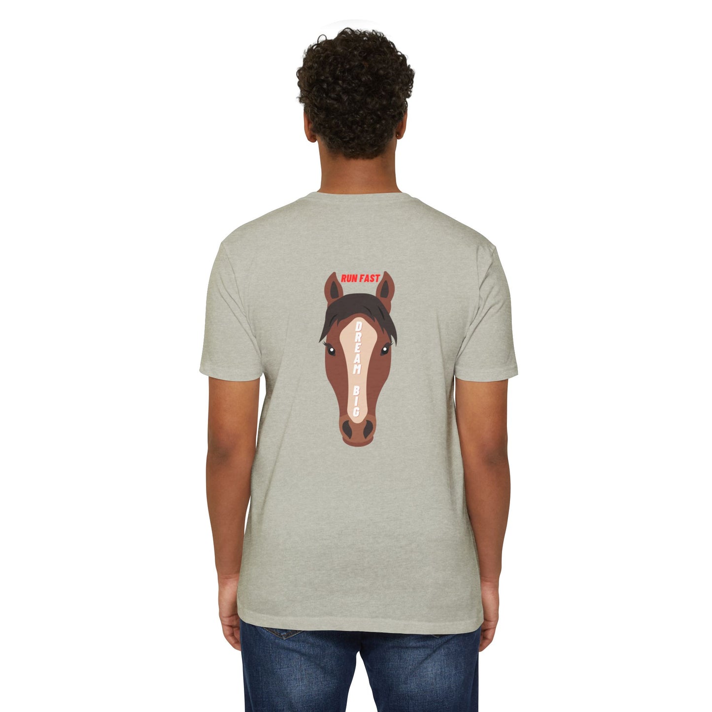 Run Fast Dream Big Jersey T-shirt