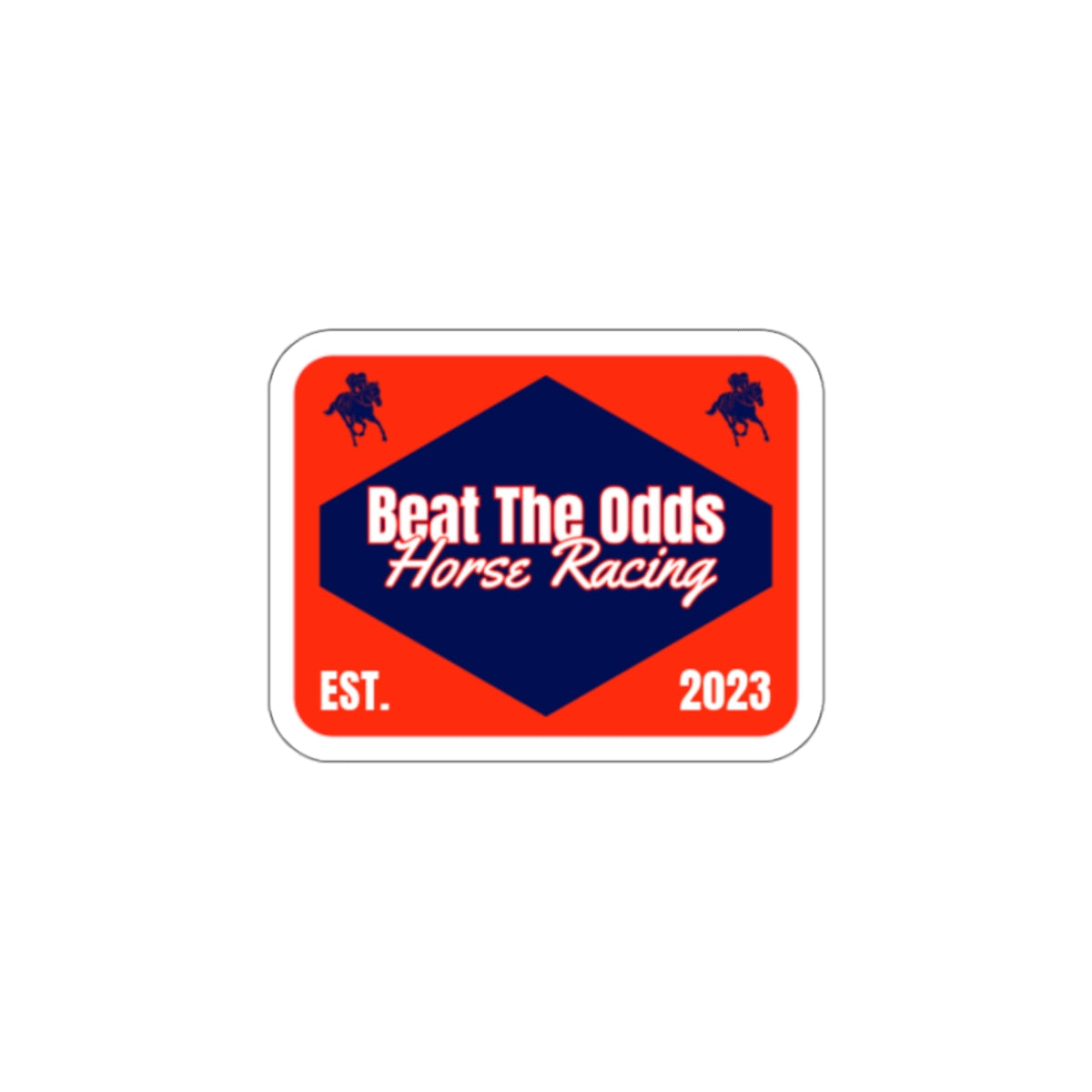 Racing To Victory Stickers