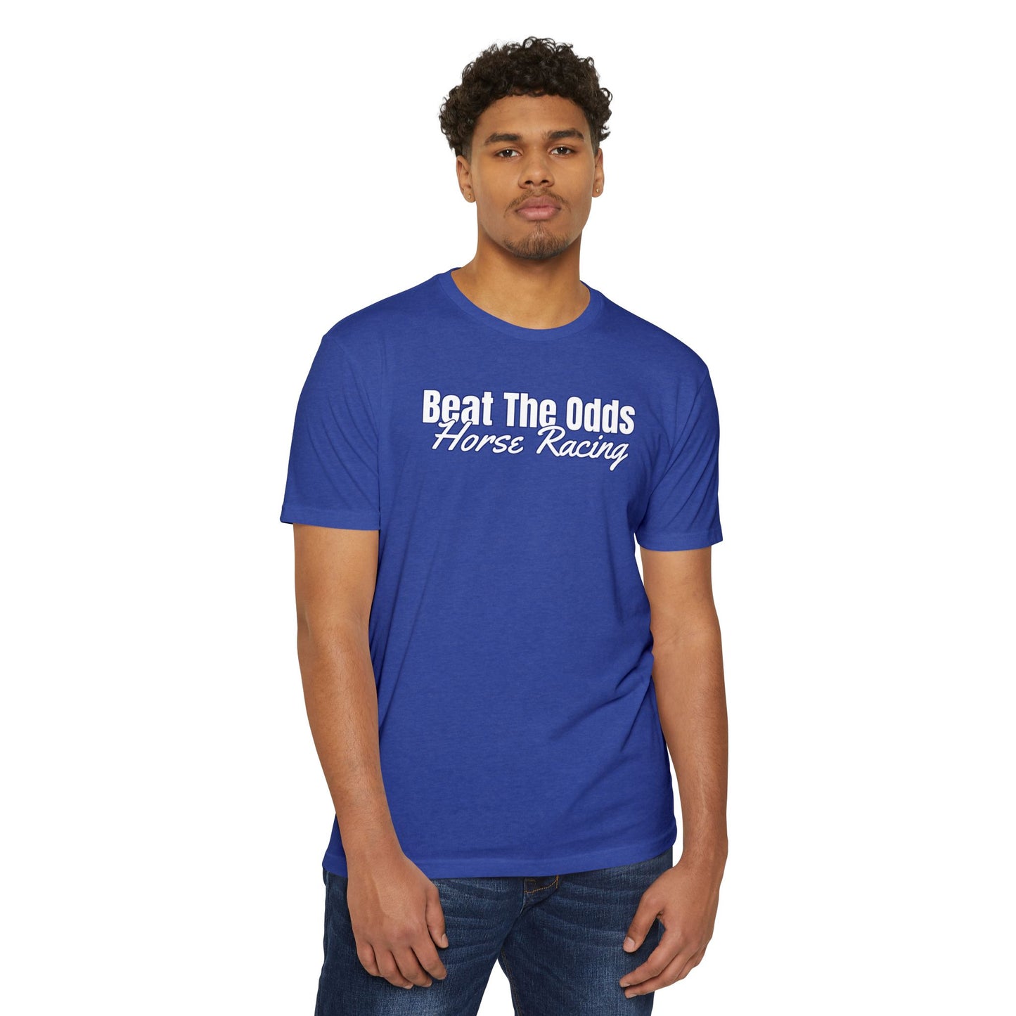 Kentucky Bred T-shirt | White with Blue State Outline