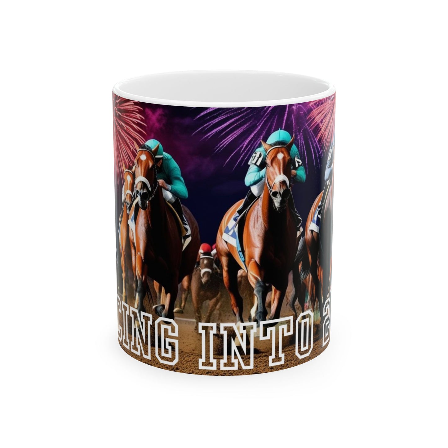 Racing into 2025 Ceramic Mug, (11oz, 15oz)