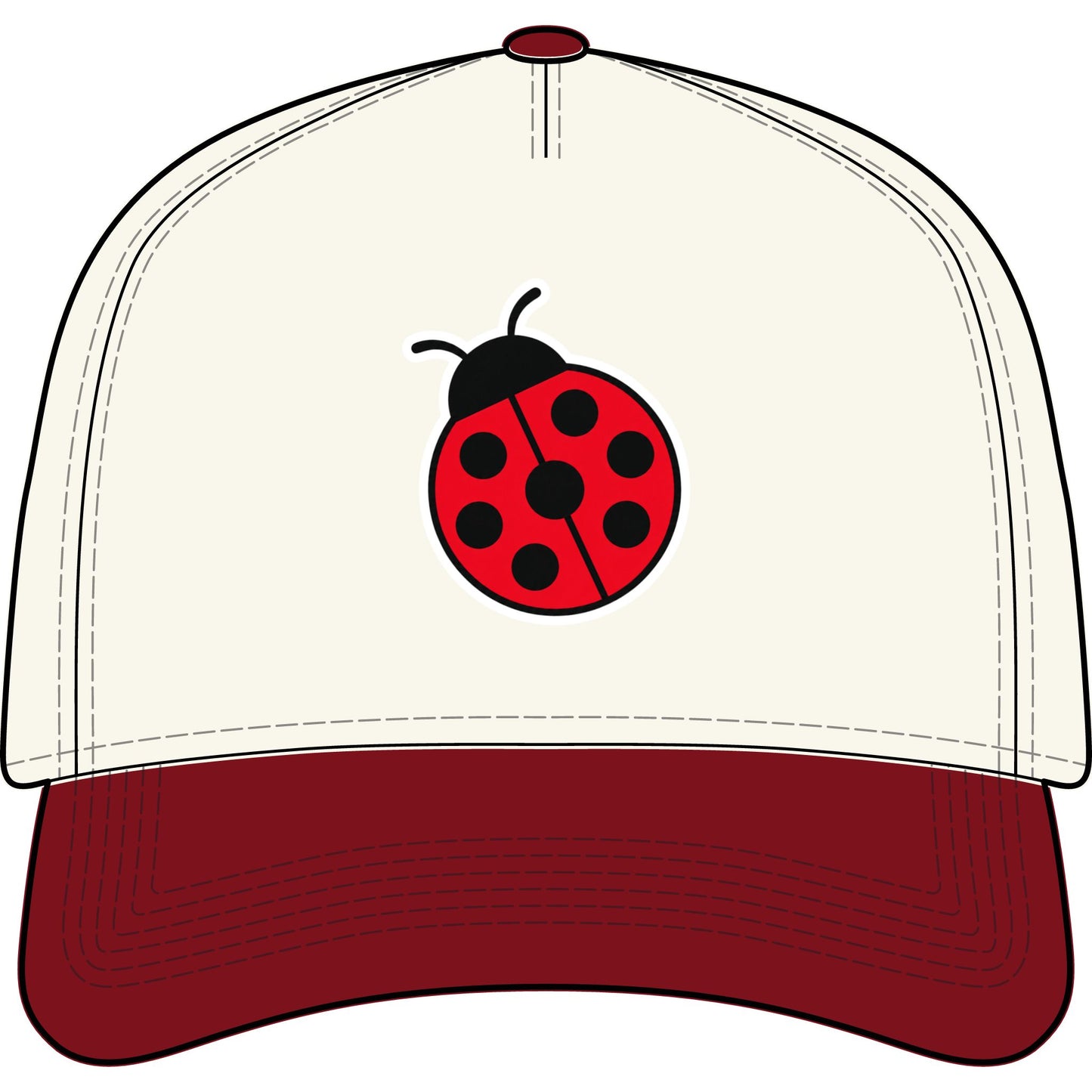 Ladybug Two-Tone Cap — Mirco Demuro Collection