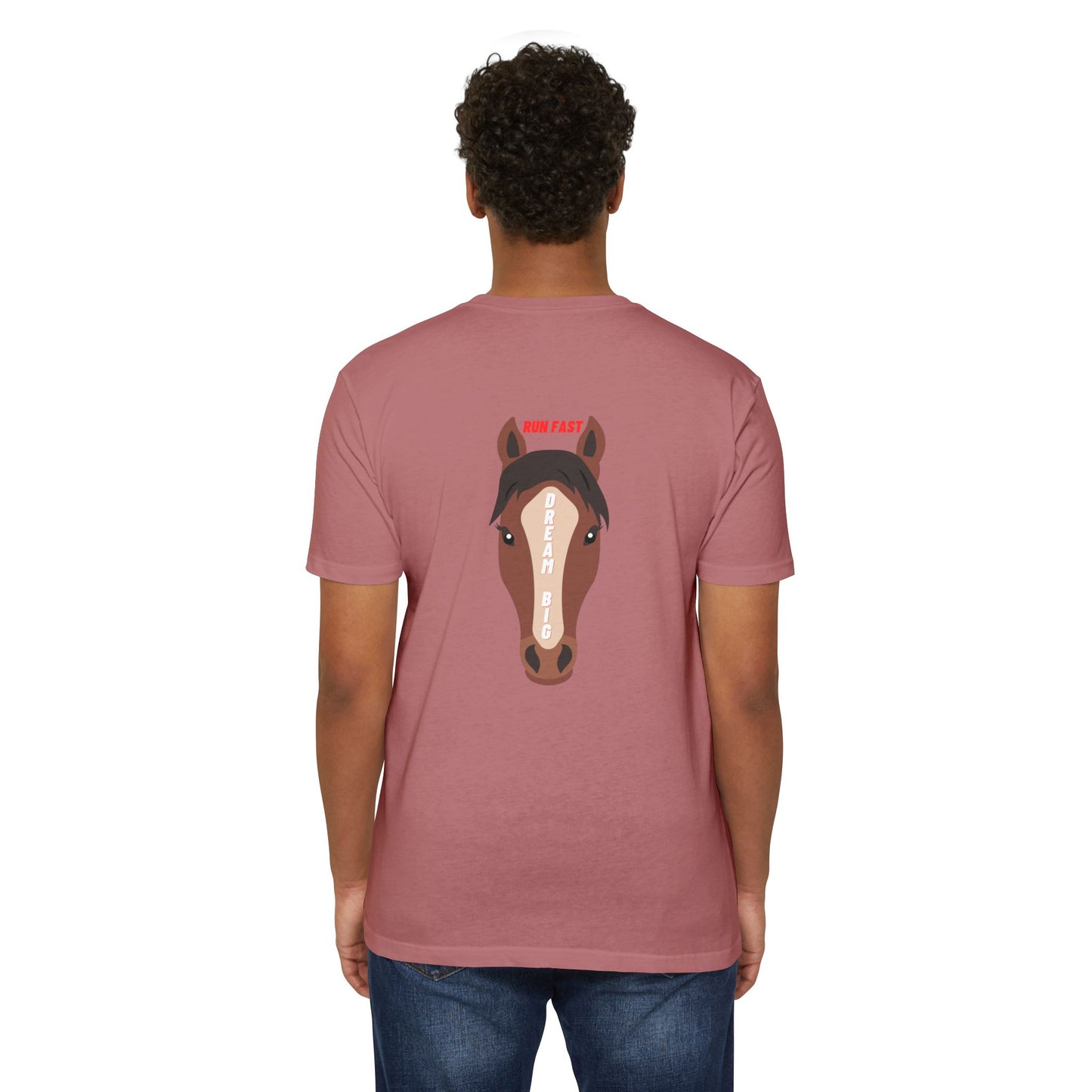 Run Fast Dream Big Jersey T-shirt
