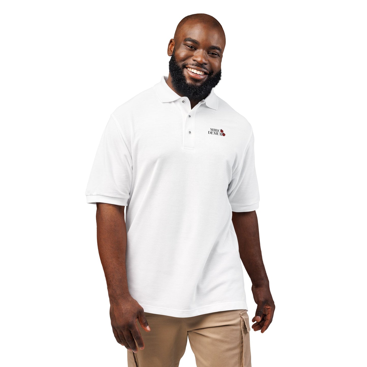Embroidered Polo Shirt | Mirco Demuro Collection