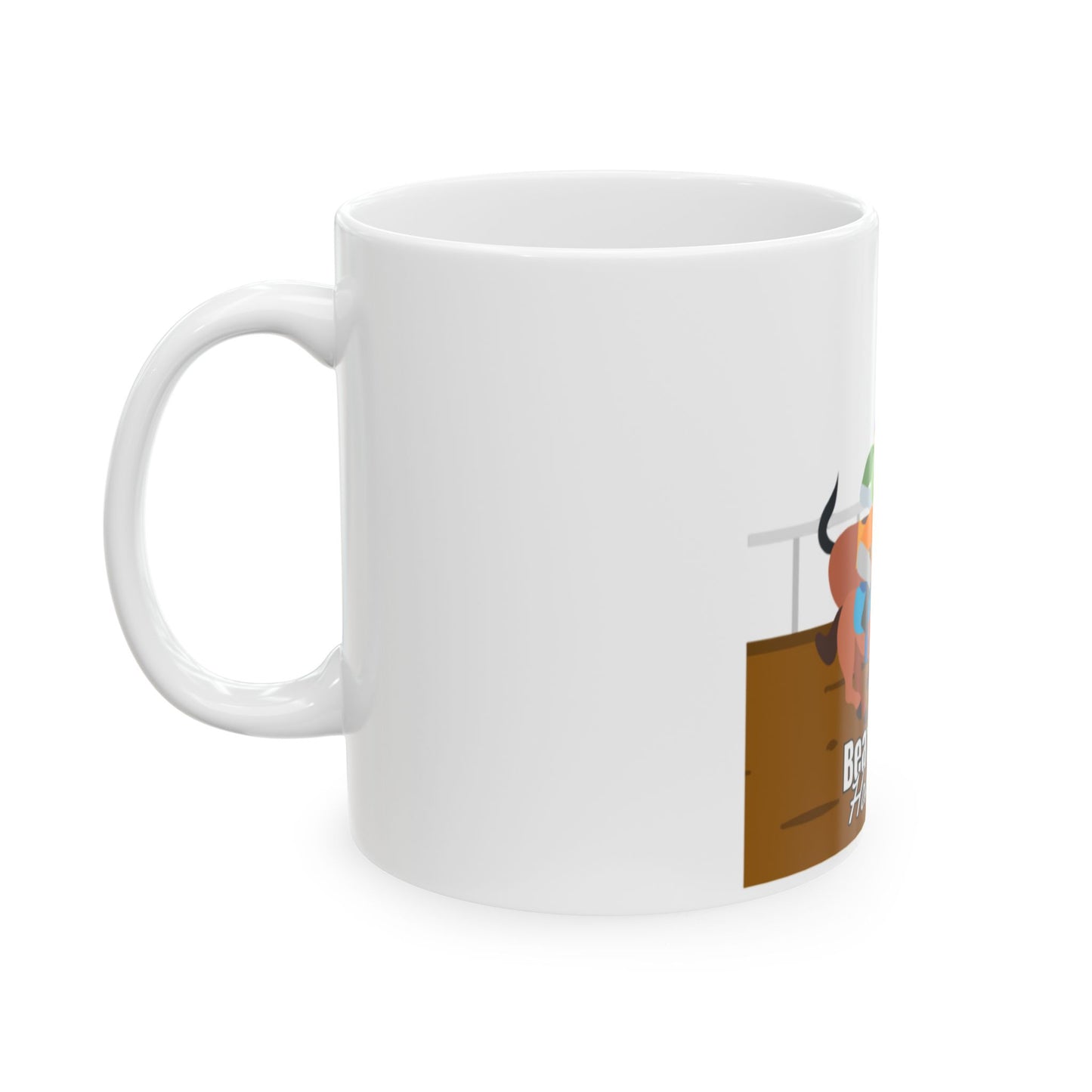 Off To The Races Ceramic Mug, (11oz, 15oz)