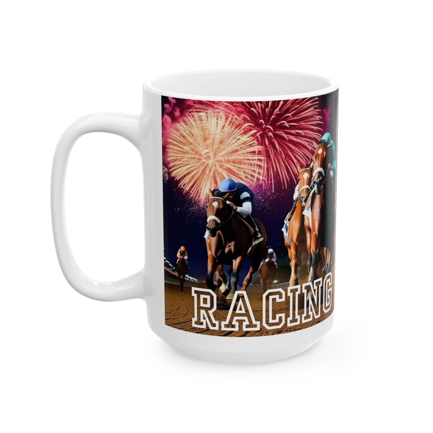 Racing into 2025 Ceramic Mug, (11oz, 15oz)
