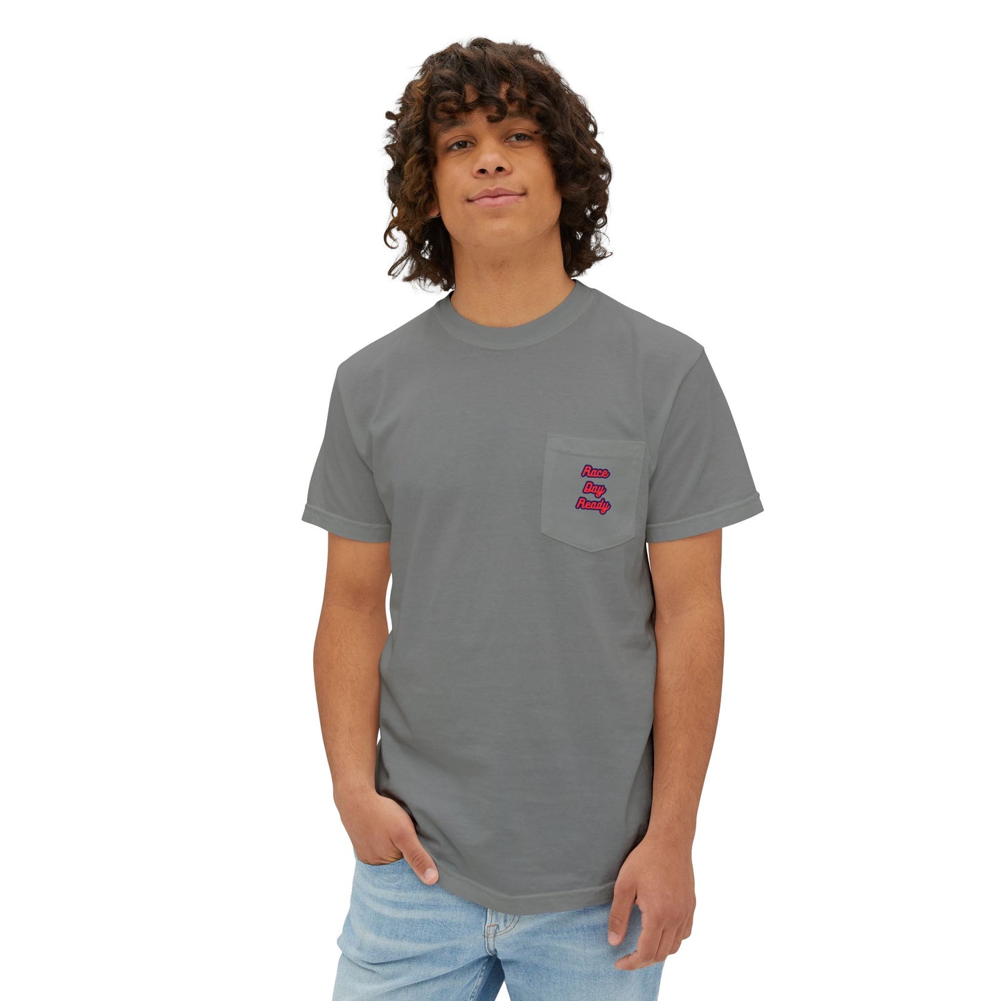 Race Day Ready Pocket T-Shirt