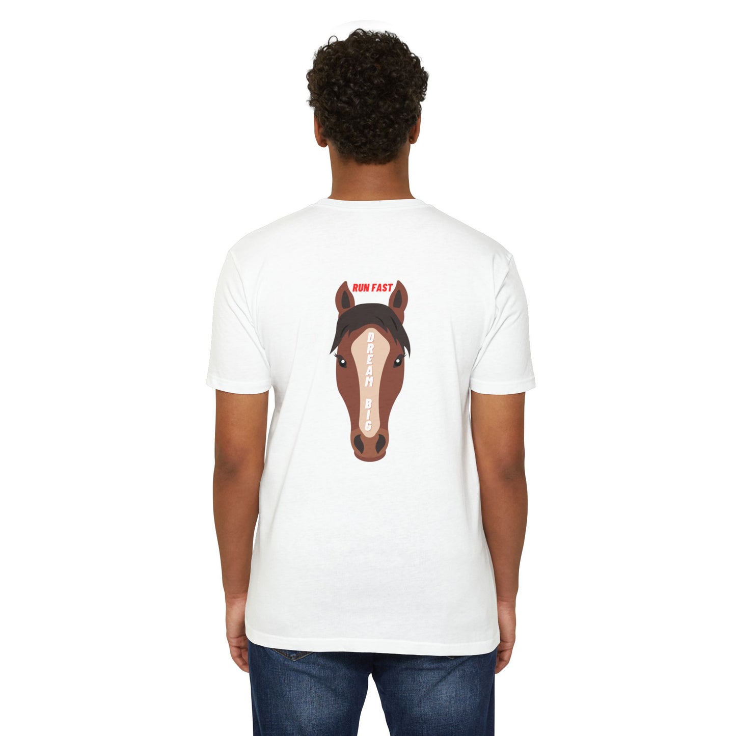 Run Fast Dream Big Jersey T-shirt