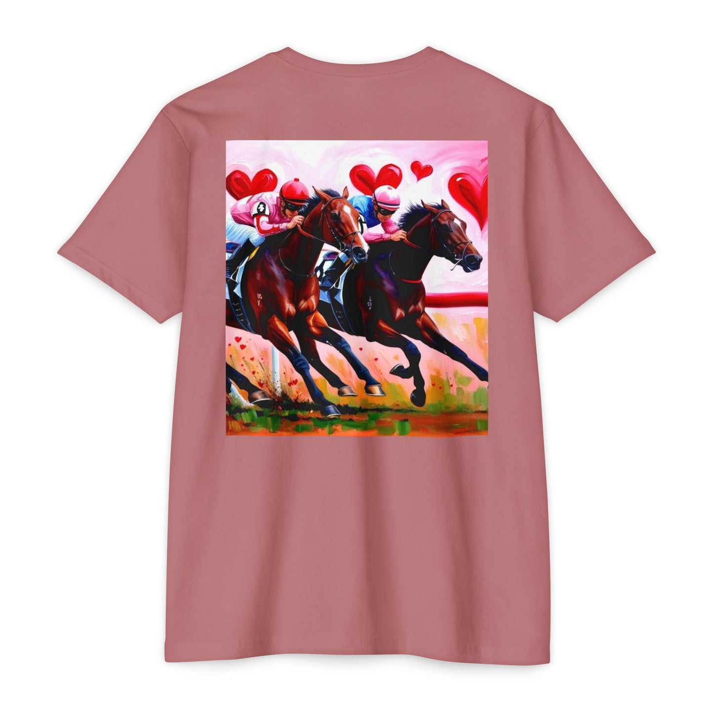 Running Through My Heart CVC Jersey T-shirt