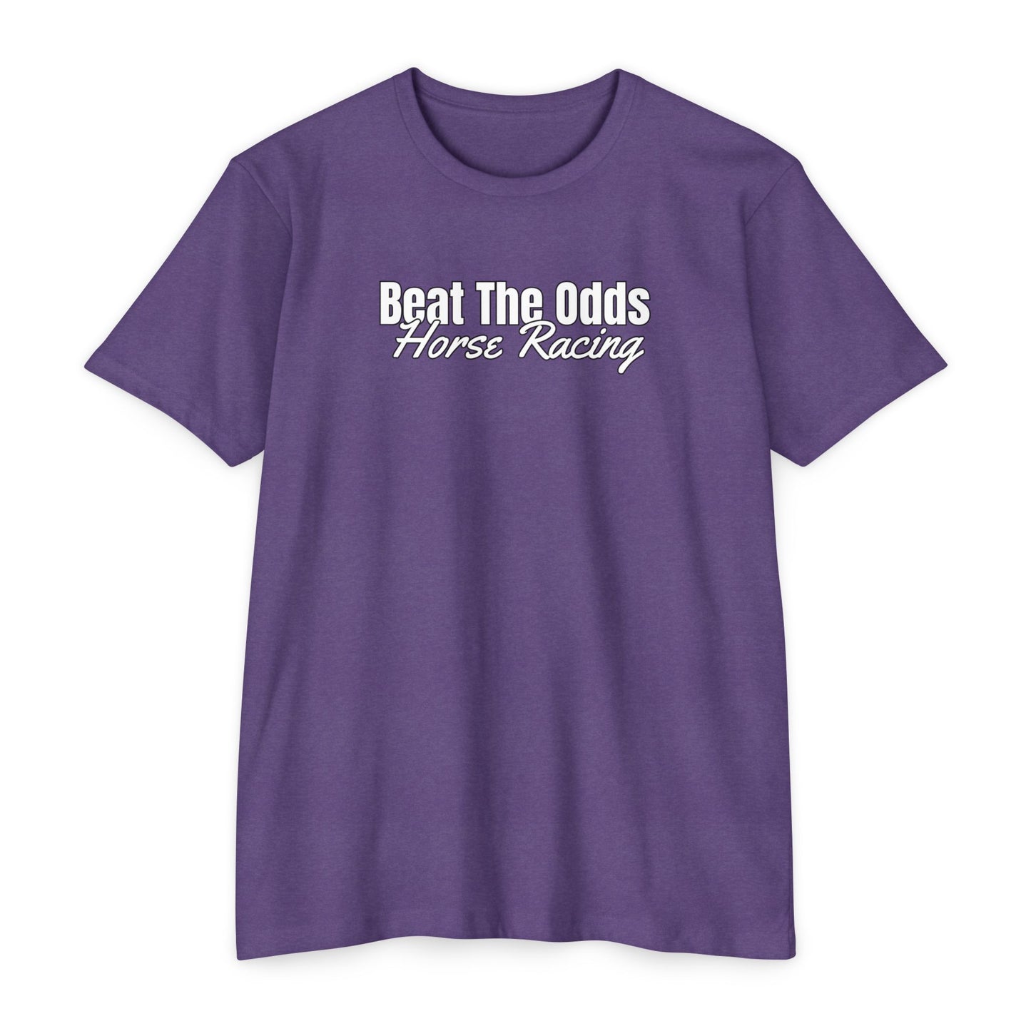 Louisiana Bred T-shirt | Purple and Gold with White State Outline