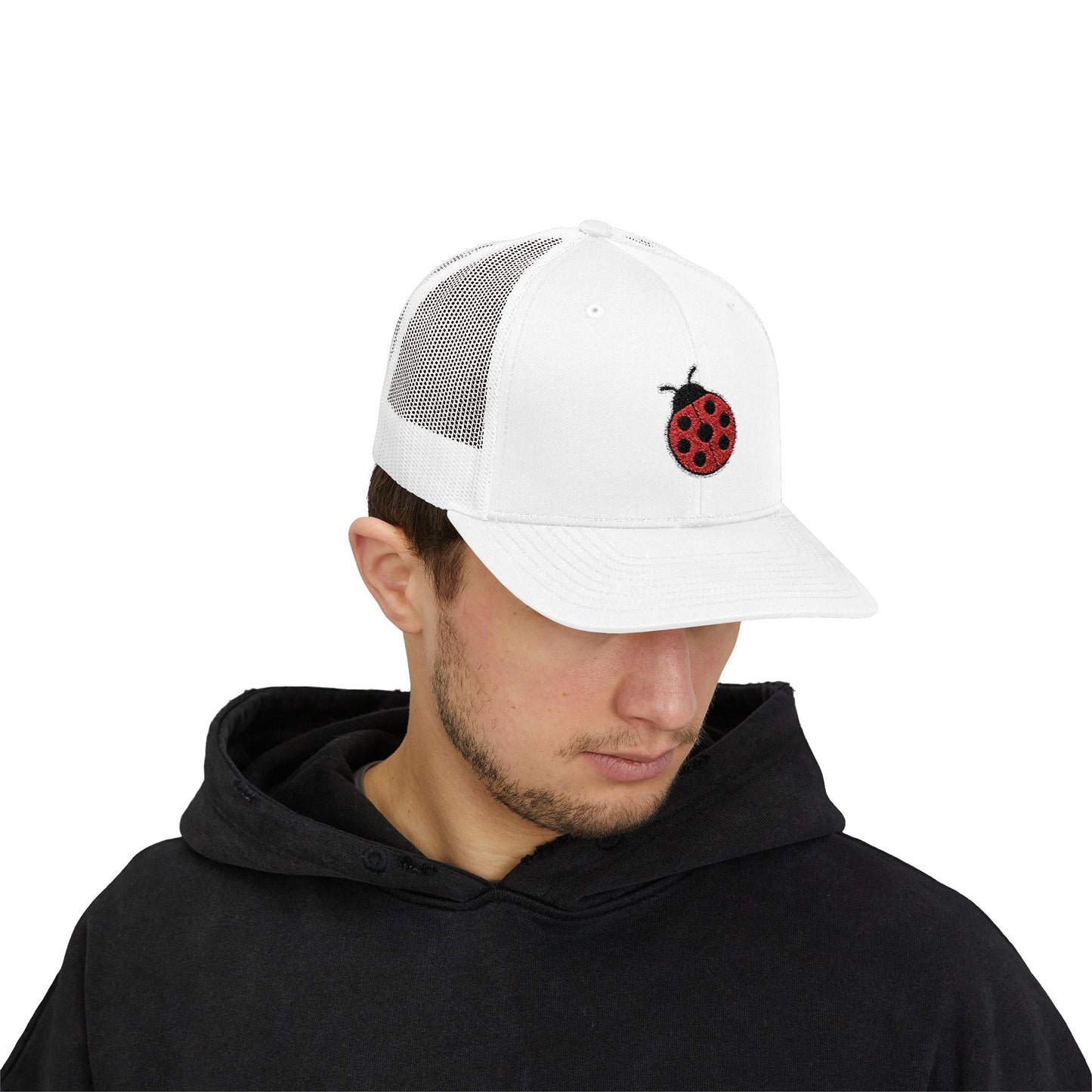 Ladybug Embroidered Trucker Cap - Mirco Demuro Collection