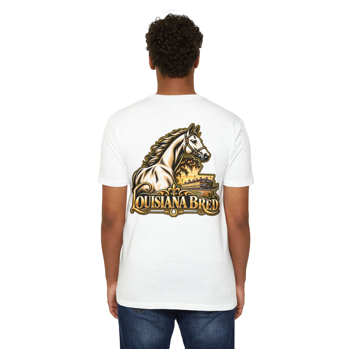 Louisiana Bred T-shirt | Black and Gold