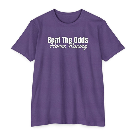 Louisiana Bred T-shirt | Purple and Gold with Black State Outline