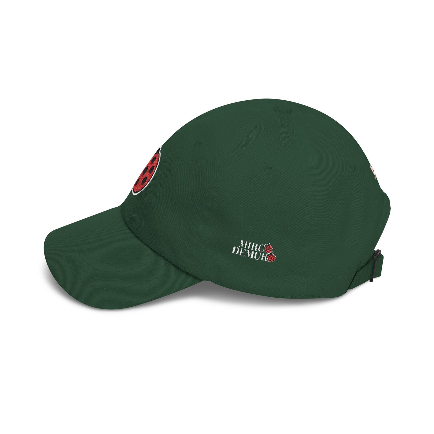 Embroidered Ladybug Patch Baseball Hat —  Mirco Demuro Collection