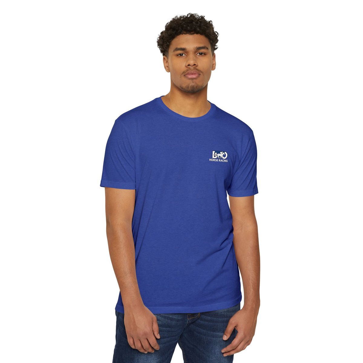 Kentucky Bred T-shirt | White with Blue State Outline