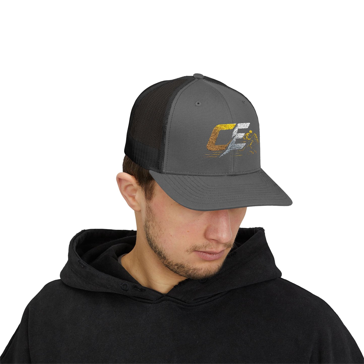 Embroidered CE Trucker Cap – Christopher Elliott Collection