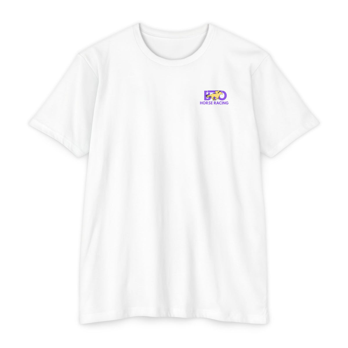 Louisiana Bred T-shirt | Purple and Gold with White State Outline