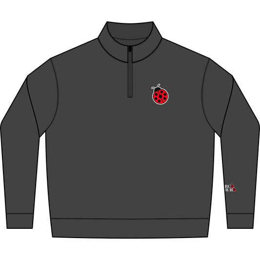 Ladybug Logo Half-Zip Sweatshirt — Mirco Demuro Collection