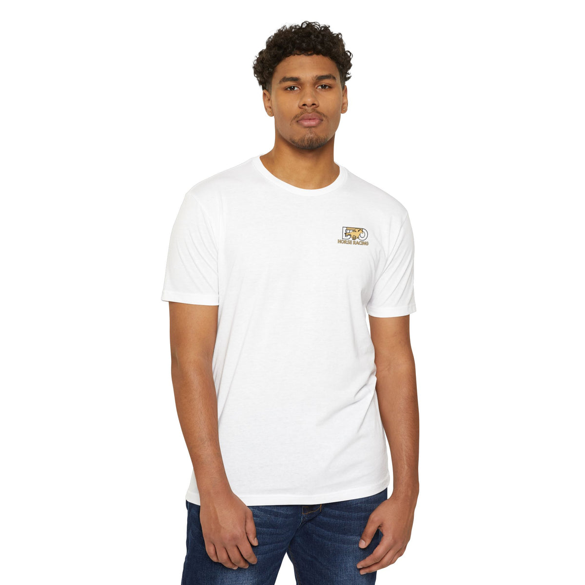 Louisiana Bred T-shirt | Black and Gold with Black State Outline