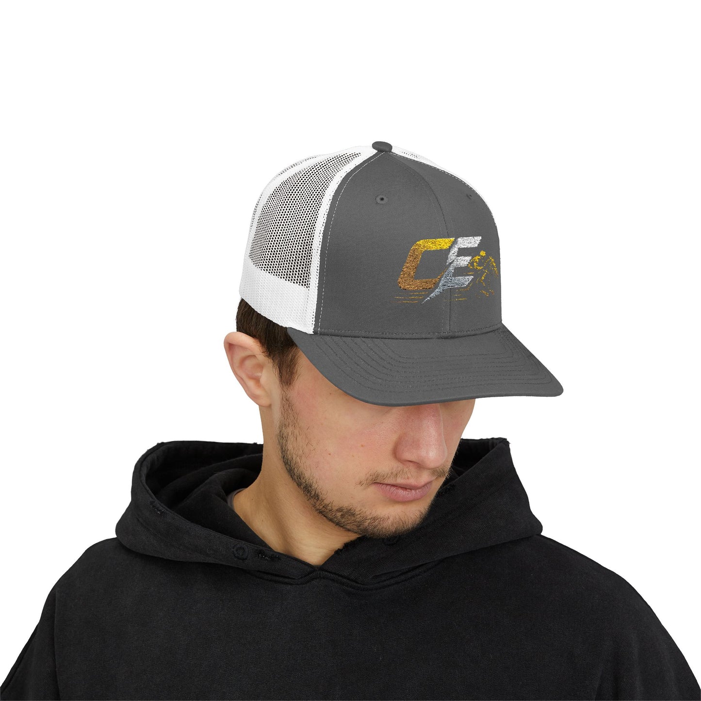 Embroidered CE Trucker Cap – Christopher Elliott Collection