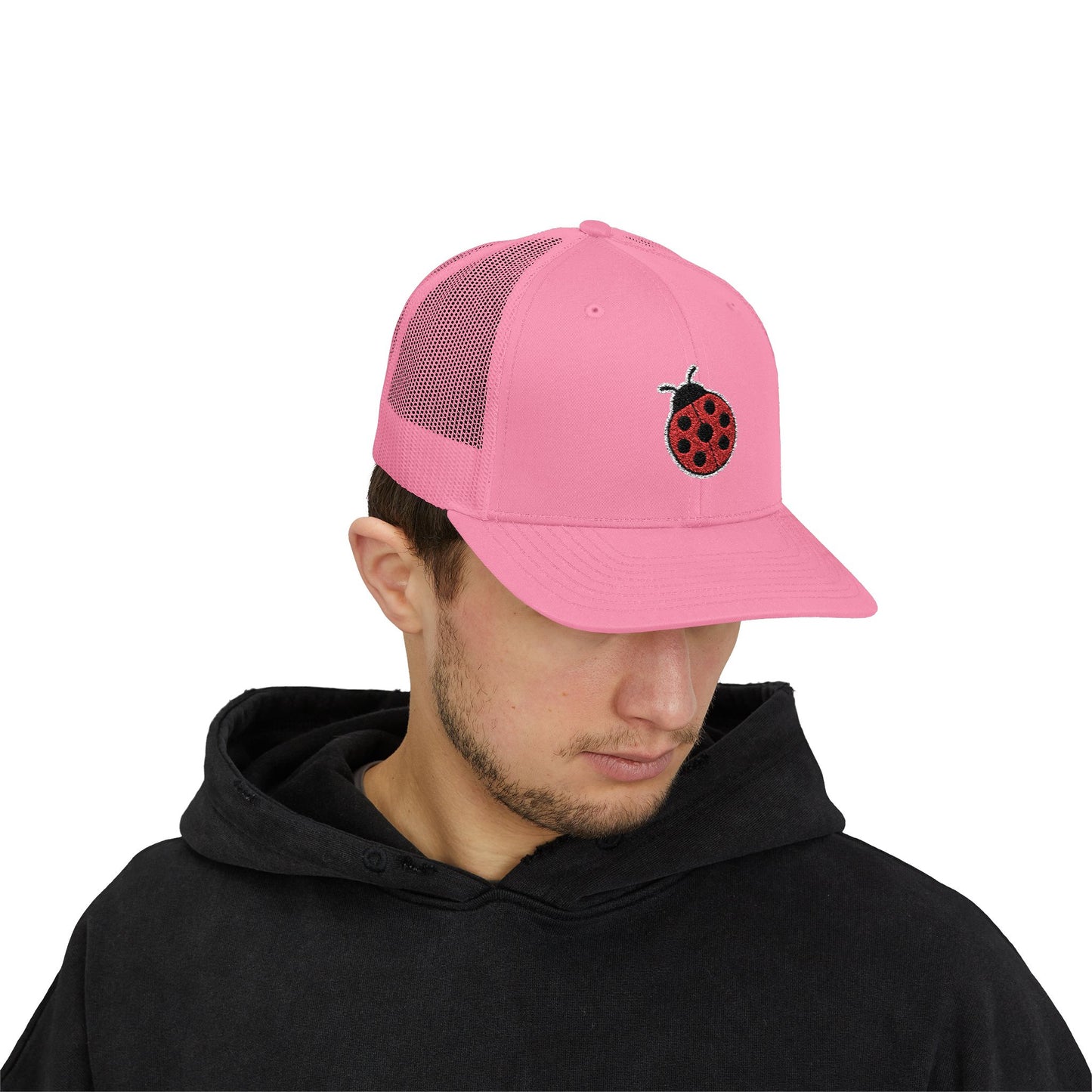 Ladybug Embroidered Trucker Cap - Mirco Demuro Collection