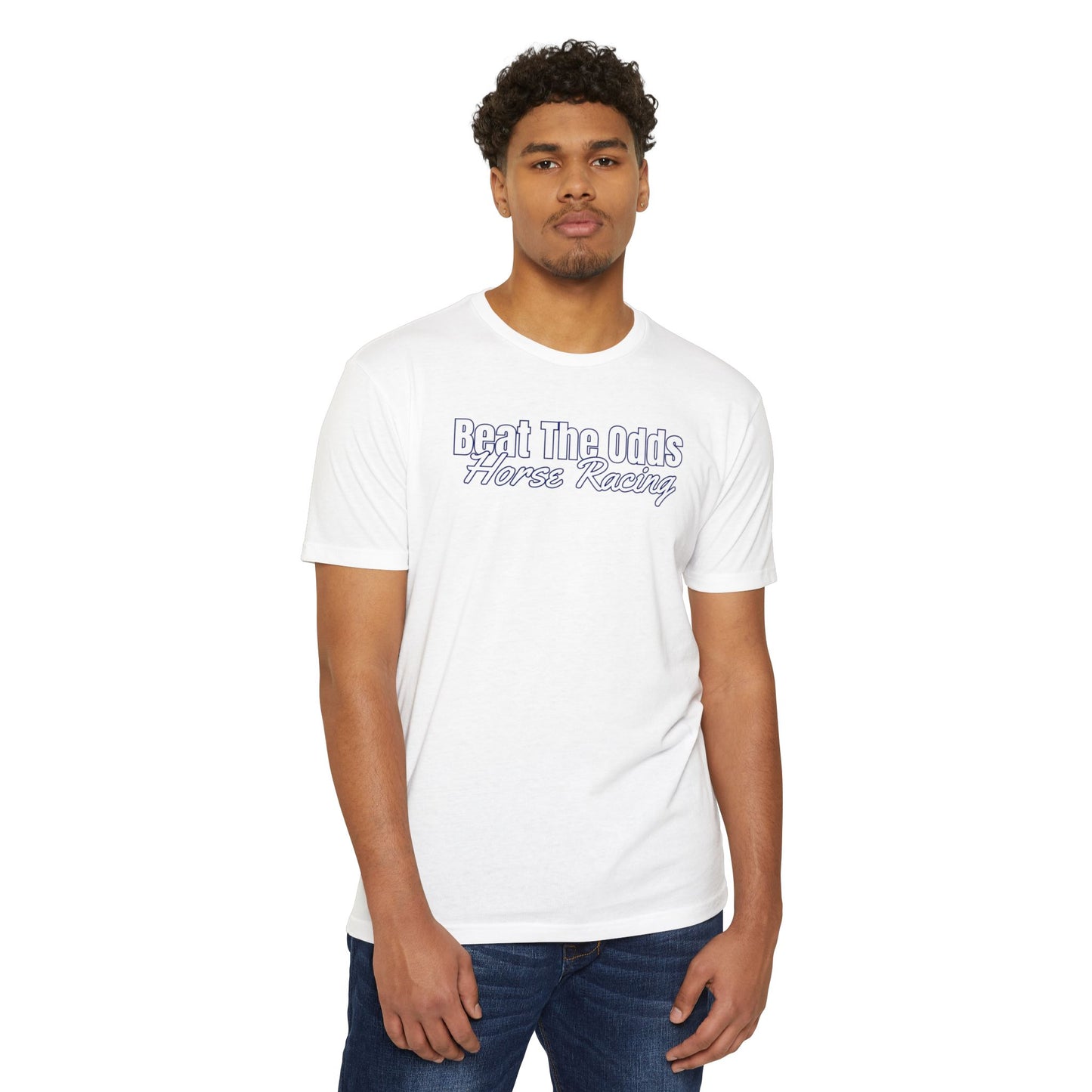 Kentucky Bred T-shirt | White with Blue State Outline