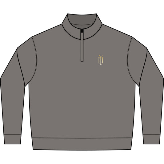 YH Faded Half-Zip Sweatshirt — Yedsit Hazlewood Collection